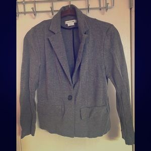 Lacoste Grey Cotton Blazer